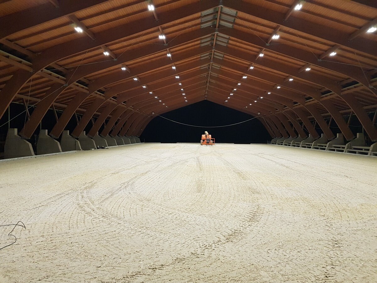 Set Reithalle 20×40 m — Training